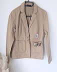Veste cintrée beige boutons - 𝐌𝐚𝐫𝐢𝐧𝐚𝟒𝟒𝐟𝐚𝐦𝐢𝐥𝐲