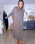 Robe longue à maille douce et chaude - 𝐌𝐚𝐫𝐢𝐧𝐚𝟒𝟒𝐟𝐚𝐦𝐢𝐥𝐲
