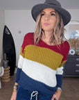 Pull tricolore double sens - 𝐌𝐚𝐫𝐢𝐧𝐚𝟒𝟒𝐟𝐚𝐦𝐢𝐥𝐲
