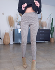 Pantalon à imprimé pied-de-poule - 𝐌𝐚𝐫𝐢𝐧𝐚𝟒𝟒𝐟𝐚𝐦𝐢𝐥𝐲