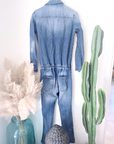 Combinaison en jean bleu délavé - 𝐌𝐚𝐫𝐢𝐧𝐚𝟒𝟒𝐟𝐚𝐦𝐢𝐥𝐲