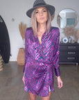 Robe portefeuille zébrée violette - 𝐌𝐚𝐫𝐢𝐧𝐚𝟒𝟒𝐟𝐚𝐦𝐢𝐥𝐲