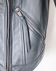 Perfecto vert 100% cuir - 𝐌𝐚𝐫𝐢𝐧𝐚𝟒𝟒𝐟𝐚𝐦𝐢𝐥𝐲