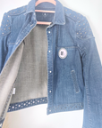 Veste originale en jean bleu brut - 𝐌𝐚𝐫𝐢𝐧𝐚𝟒𝟒𝐟𝐚𝐦𝐢𝐥𝐲