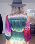 Robe soleil longue tricolore - 𝐌𝐚𝐫𝐢𝐧𝐚𝟒𝟒𝐟𝐚𝐦𝐢𝐥𝐲