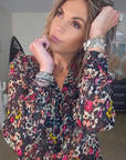 Chemise lumineuse à imprimé flowers - 𝐌𝐚𝐫𝐢𝐧𝐚𝟒𝟒𝐟𝐚𝐦𝐢𝐥𝐲