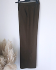 Pantalon chic palazzo kaki / marron - 𝐌𝐚𝐫𝐢𝐧𝐚𝟒𝟒𝐟𝐚𝐦𝐢𝐥𝐲