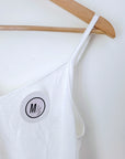 Débardeur blanc en coton - 𝐌𝐚𝐫𝐢𝐧𝐚𝟒𝟒𝐟𝐚𝐦𝐢𝐥𝐲