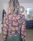 Chemise lumineuse à imprimé flowers - 𝐌𝐚𝐫𝐢𝐧𝐚𝟒𝟒𝐟𝐚𝐦𝐢𝐥𝐲