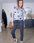 Pantalon jeeging gris anthracite - 𝐌𝐚𝐫𝐢𝐧𝐚𝟒𝟒𝐟𝐚𝐦𝐢𝐥𝐲
