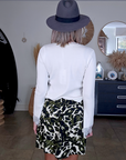 Pull blanc avec dentelle - 𝐌𝐚𝐫𝐢𝐧𝐚𝟒𝟒𝐟𝐚𝐦𝐢𝐥𝐲