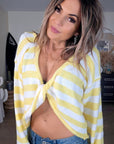 Pull rayé jaune double sens - 𝐌𝐚𝐫𝐢𝐧𝐚𝟒𝟒𝐟𝐚𝐦𝐢𝐥𝐲