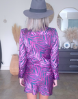 Robe portefeuille zébrée violette - 𝐌𝐚𝐫𝐢𝐧𝐚𝟒𝟒𝐟𝐚𝐦𝐢𝐥𝐲