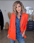 Blazer orange - 𝐌𝐚𝐫𝐢𝐧𝐚𝟒𝟒𝐟𝐚𝐦𝐢𝐥𝐲
