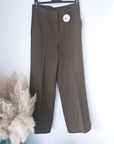 Pantalon chic palazzo kaki / marron - 𝐌𝐚𝐫𝐢𝐧𝐚𝟒𝟒𝐟𝐚𝐦𝐢𝐥𝐲