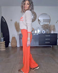 Pantalon palazzo orange - 𝐌𝐚𝐫𝐢𝐧𝐚𝟒𝟒𝐟𝐚𝐦𝐢𝐥𝐲