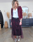 Perfecto aubergine 100% cuir - 𝐌𝐚𝐫𝐢𝐧𝐚𝟒𝟒𝐟𝐚𝐦𝐢𝐥𝐲