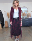 Perfecto aubergine 100% cuir - 𝐌𝐚𝐫𝐢𝐧𝐚𝟒𝟒𝐟𝐚𝐦𝐢𝐥𝐲