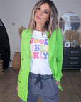 Blazer vert fluo - 𝐌𝐚𝐫𝐢𝐧𝐚𝟒𝟒𝐟𝐚𝐦𝐢𝐥𝐲