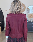Perfecto aubergine 100% cuir - 𝐌𝐚𝐫𝐢𝐧𝐚𝟒𝟒𝐟𝐚𝐦𝐢𝐥𝐲