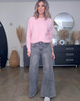 Pull rose à maille chaude - 𝐌𝐚𝐫𝐢𝐧𝐚𝟒𝟒𝐟𝐚𝐦𝐢𝐥𝐲