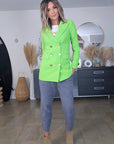 Blazer vert fluo - 𝐌𝐚𝐫𝐢𝐧𝐚𝟒𝟒𝐟𝐚𝐦𝐢𝐥𝐲