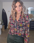 Chemise lumineuse à imprimé flowers - 𝐌𝐚𝐫𝐢𝐧𝐚𝟒𝟒𝐟𝐚𝐦𝐢𝐥𝐲