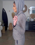 Veste ร capuche ร imprimรฉ ร carreaux - ๐๐๐ซ๐ข๐ง๐๐๐๐๐๐ฆ๐ข๐ฅ๐ฒ