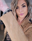 Perfecto suédine tabac - 𝐌𝐚𝐫𝐢𝐧𝐚𝟒𝟒𝐟𝐚𝐦𝐢𝐥𝐲