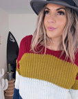 Pull tricolore double sens - 𝐌𝐚𝐫𝐢𝐧𝐚𝟒𝟒𝐟𝐚𝐦𝐢𝐥𝐲