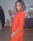 Veste chic orange - 𝐌𝐚𝐫𝐢𝐧𝐚𝟒𝟒𝐟𝐚𝐦𝐢𝐥𝐲