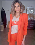Pull beige vintage orange fluo - 𝐌𝐚𝐫𝐢𝐧𝐚𝟒𝟒𝐟𝐚𝐦𝐢𝐥𝐲