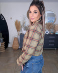 Blazer vintage à carreaux - 𝐌𝐚𝐫𝐢𝐧𝐚𝟒𝟒𝐟𝐚𝐦𝐢𝐥𝐲