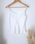 Débardeur blanc en coton - 𝐌𝐚𝐫𝐢𝐧𝐚𝟒𝟒𝐟𝐚𝐦𝐢𝐥𝐲