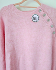 Pull rose à maille chaude - 𝐌𝐚𝐫𝐢𝐧𝐚𝟒𝟒𝐟𝐚𝐦𝐢𝐥𝐲