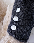 Pull gris anthracite à maille douce et chaude - 𝐌𝐚𝐫𝐢𝐧𝐚𝟒𝟒𝐟𝐚𝐦𝐢𝐥𝐲