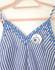 Débardeur à rayures bleues - 𝐌𝐚𝐫𝐢𝐧𝐚𝟒𝟒𝐟𝐚𝐦𝐢𝐥𝐲