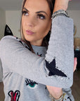 Pull gris ร รฉcussons - ๐๐๐ซ๐ข๐ง๐๐๐๐๐๐ฆ๐ข๐ฅ๐ฒ