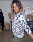 T- shirt marinière Mama rose fluo - 𝐌𝐚𝐫𝐢𝐧𝐚𝟒𝟒𝐟𝐚𝐦𝐢𝐥𝐲