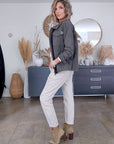 Pantalon beige en coton - 𝐌𝐚𝐫𝐢𝐧𝐚𝟒𝟒𝐟𝐚𝐦𝐢𝐥𝐲
