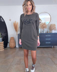 Robe sweat kaki - 𝐌𝐚𝐫𝐢𝐧𝐚𝟒𝟒𝐟𝐚𝐦𝐢𝐥𝐲