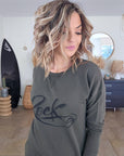 Robe sweat kaki - 𝐌𝐚𝐫𝐢𝐧𝐚𝟒𝟒𝐟𝐚𝐦𝐢𝐥𝐲