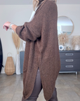 Pull marron longueur asymétrique - 𝐌𝐚𝐫𝐢𝐧𝐚𝟒𝟒𝐟𝐚𝐦𝐢𝐥𝐲