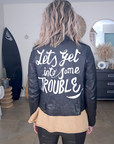 Perfecto noir 100% cuir à tags - 𝐌𝐚𝐫𝐢𝐧𝐚𝟒𝟒𝐟𝐚𝐦𝐢𝐥𝐲