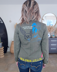 Veste cintrée créateur customisée - 𝐌𝐚𝐫𝐢𝐧𝐚𝟒𝟒𝐟𝐚𝐦𝐢𝐥𝐲