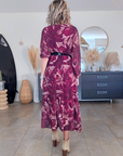 Robe 7/8è aubergine - 𝐌𝐚𝐫𝐢𝐧𝐚𝟒𝟒𝐟𝐚𝐦𝐢𝐥𝐲