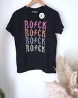 T-shirt noir Rock - 𝐌𝐚𝐫𝐢𝐧𝐚𝟒𝟒𝐟𝐚𝐦𝐢𝐥𝐲