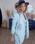 Veste boy tigre vert d'eau - 𝐌𝐚𝐫𝐢𝐧𝐚𝟒𝟒𝐟𝐚𝐦𝐢𝐥𝐲