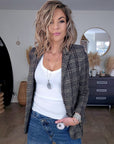 Veste chevrons vintage - 𝐌𝐚𝐫𝐢𝐧𝐚𝟒𝟒𝐟𝐚𝐦𝐢𝐥𝐲