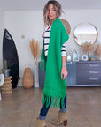 Écharpe douce et longue verte - 𝐌𝐚𝐫𝐢𝐧𝐚𝟒𝟒𝐟𝐚𝐦𝐢𝐥𝐲